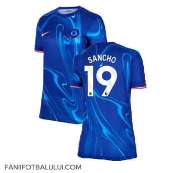 Chelsea Jadon Sancho #19 Tricou Fotbal Replică 2024-25 Femei Acasa